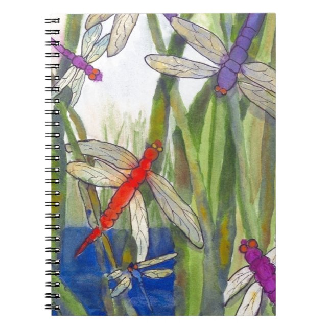 Dragonflies Summer Notizblock (Vorderseite)