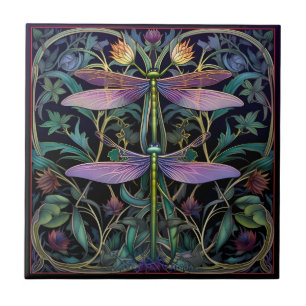 Dragonflies-Tile (Sumpfkollektion) Fliese