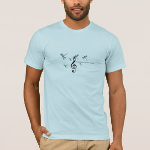 dragonfly1, treble_cleff, dragonfly1, Libelle… T-Shirt