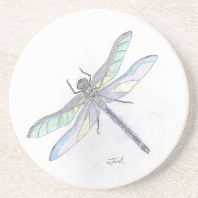 DRAGONFLY-Achterbahn Getränkeuntersetzer (Vorne)