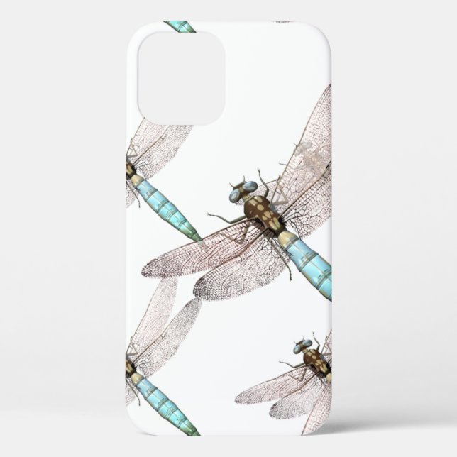 Dragonfly Air Force on White Background Case Mate  (Rückseite)