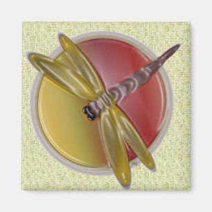 Dragonfly Art Magnet