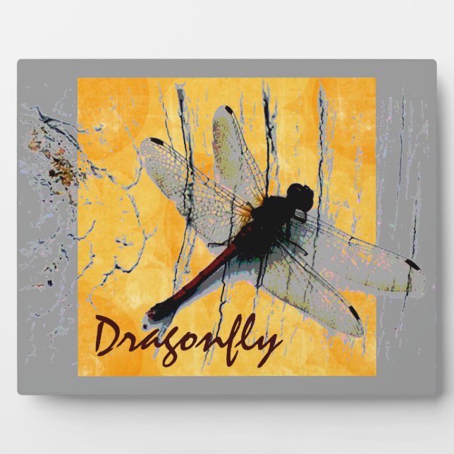 Dragonfly Art Plaque Fotoplatte (Vorderseite)