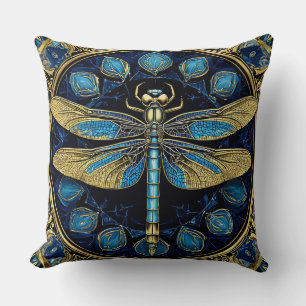 Dragonfly-Artwork Kissen