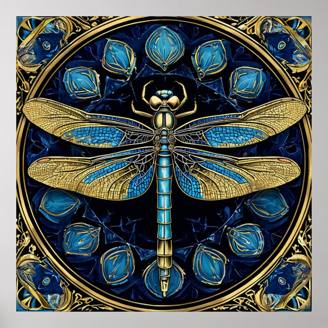 Dragonfly-Artwork Poster (Vorne)