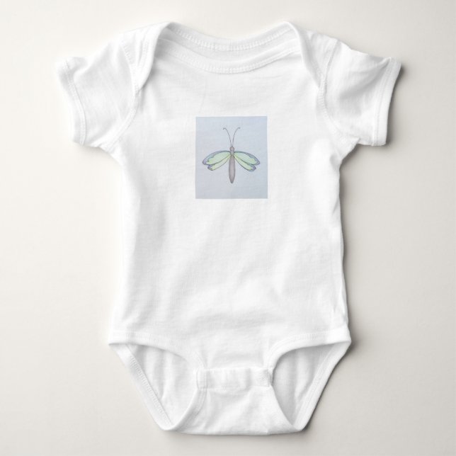Dragonfly Baby Strampler (Vorderseite)