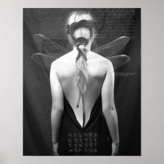 Dragonfly back 2 Print Poster