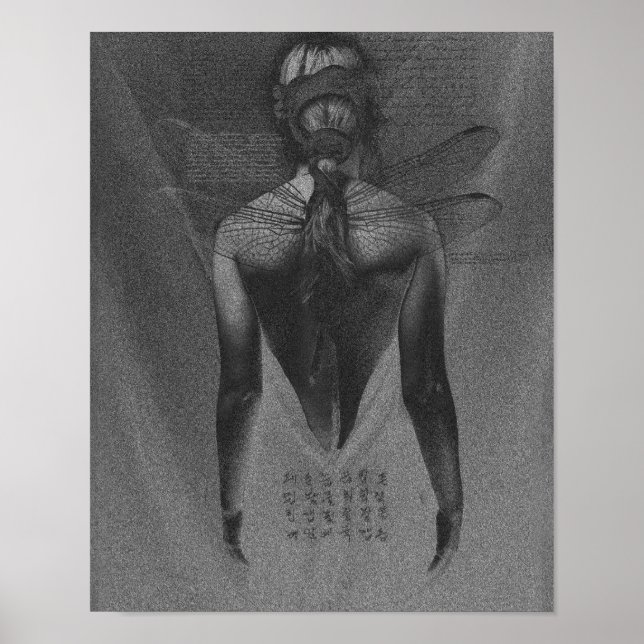 Dragonfly Back Print Poster (Vorne)