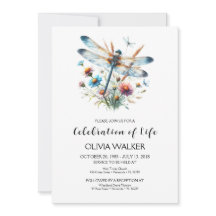 Dragonfly-Beerdigung feiert Leben