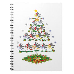 Dragonfly Bird Weihnachtsbaum Geschenk Weihnachten Notizblock