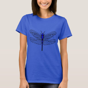 Dragonfly Blue Women's Hanes ComfortSoft® T - Shi T-Shirt