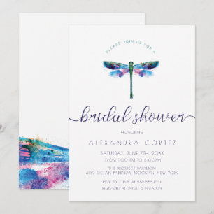 Dragonfly Brautparty Einladung