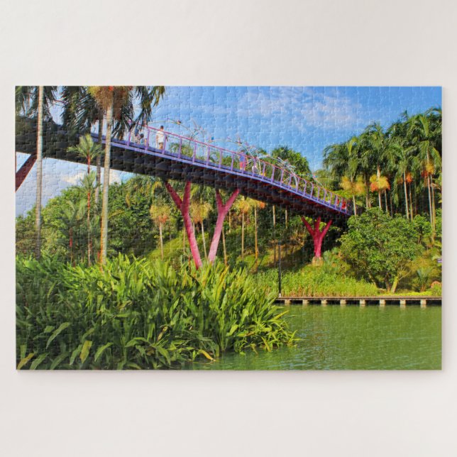 Dragonfly Bridge and lake, Singapur (Horizontal)