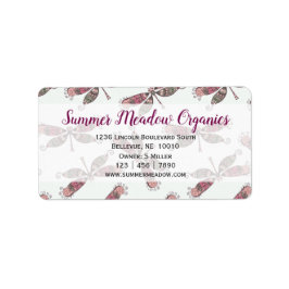 Dragonfly Business-Rücksendeadresse | Versandkennz Adressaufkleber