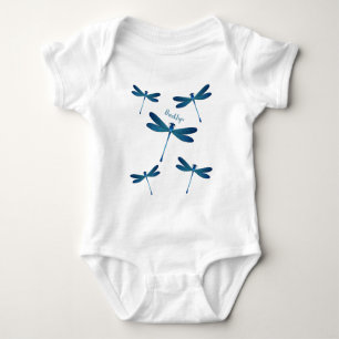 Dragonfly-Cartoon Baby Strampler