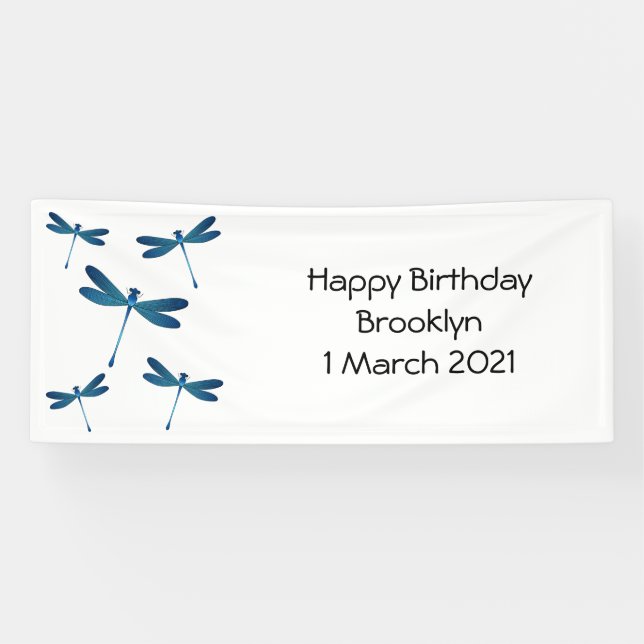 Dragonfly-Cartoon Banner (Horizontal)