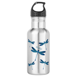 Dragonfly-Cartoon Edelstahlflasche