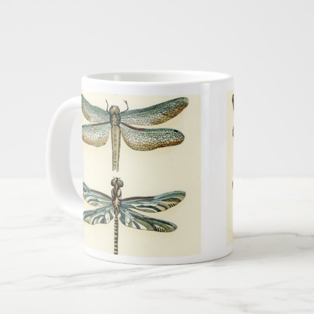 Dragonfly Collection von Chariklia Zarris Jumbo-Tasse (Vorderseite Links)