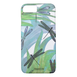 Dragonfly colorée Abstrait iPhone 7 Coque