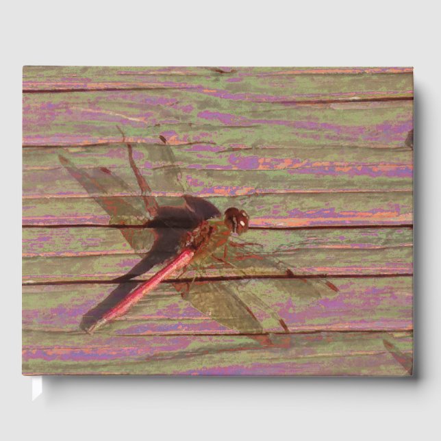 Dragonfly Colorful Gästebuch (Vorderseite)