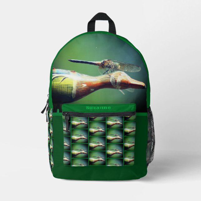 Dragonfly Copilot Personalisiert Bedruckter Rucksack (Vorderseite)