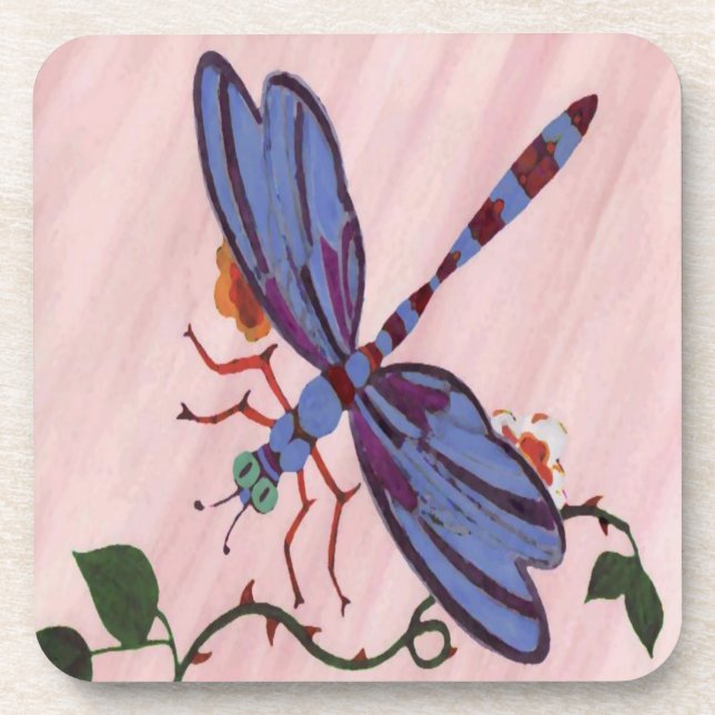 Dragonfly Cork Untersetzer (Vorderseite)