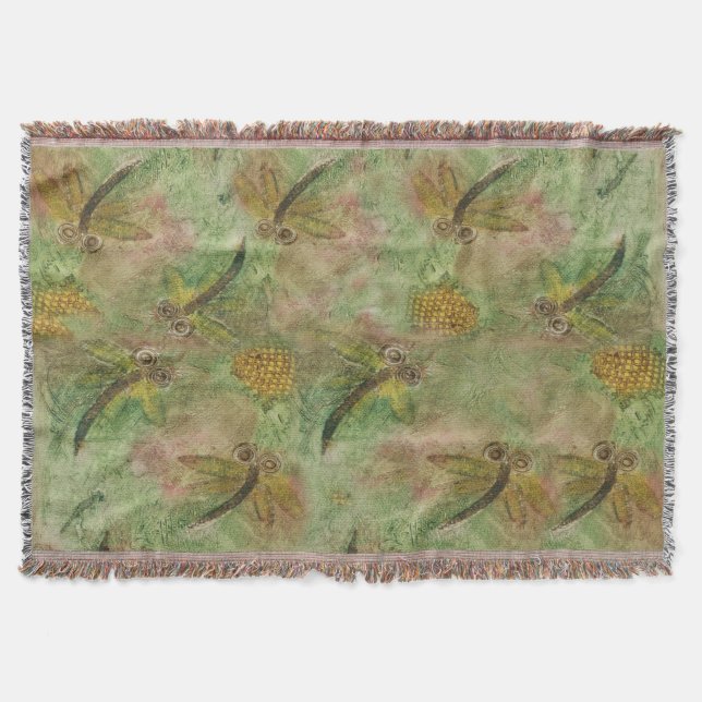 Dragonfly Cotton Candy Decke (Vorderseite)