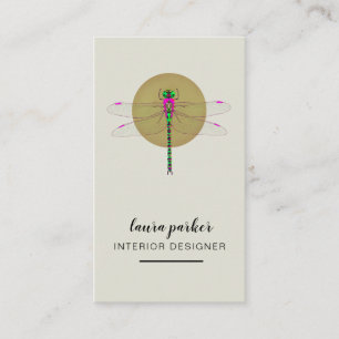 Dragonfly Creative Designer Naturberatung Visitenkarte