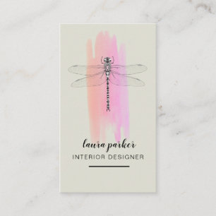 Dragonfly Creative Designer Naturberatung Visitenkarte