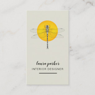 Dragonfly Creative Designer Naturberatung Visitenkarte