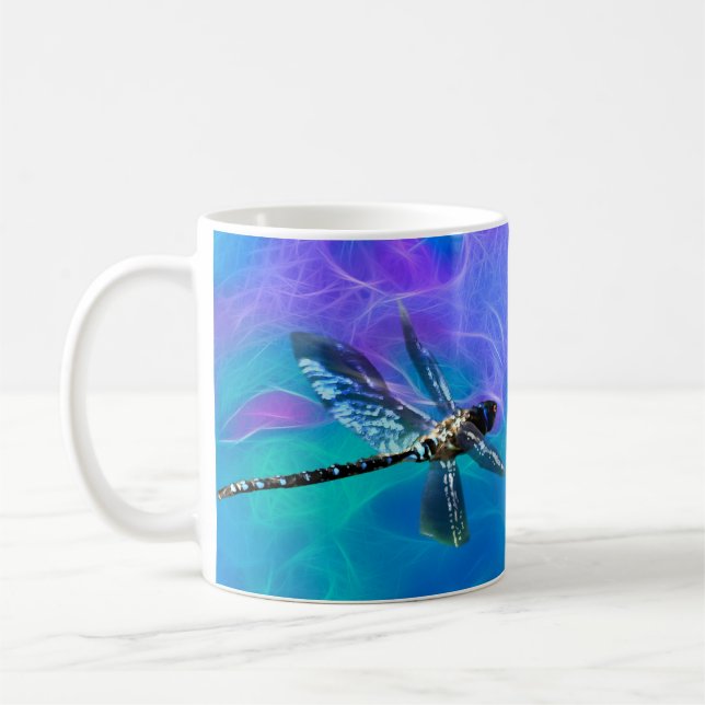 Dragonfly Damsel Fly Insekt-Liebhaber Geschenkseri Kaffeetasse (Links)