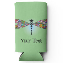 Dragonfly Damselfly Seltzer Can Cooler