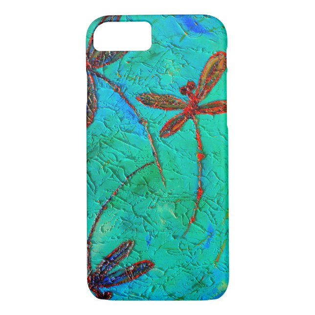 Dragonfly Dance Case-Mate iPhone Hülle (Rückseite)