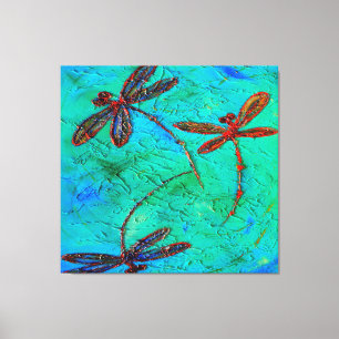 Dragonfly Dance Leinwanddruck