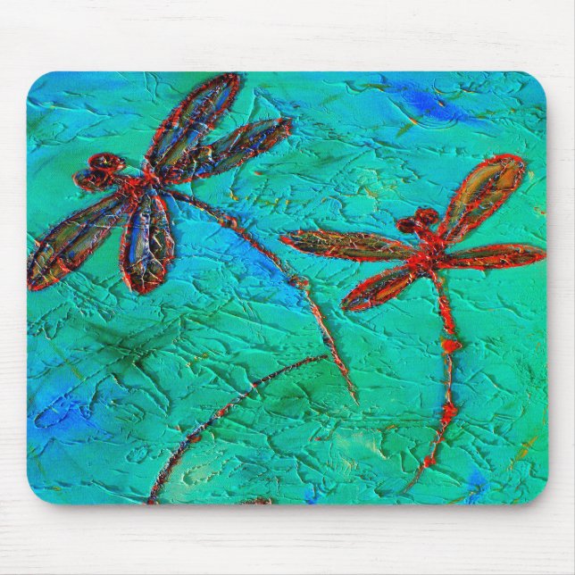 Dragonfly Dance Mousepad (Vorne)