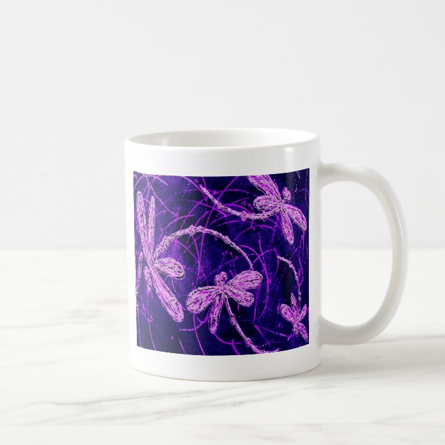 Dragonfly Disco Kaffeetasse (Rechts)