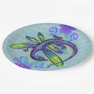 Dragonfly Dragon Pappteller
