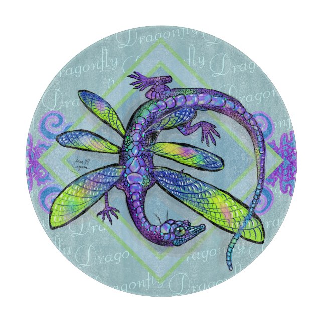 Dragonfly Dragon Schneidebrett (Vorderseite)