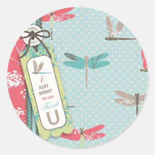 Dragonfly Dreams Boy TY Sticker
