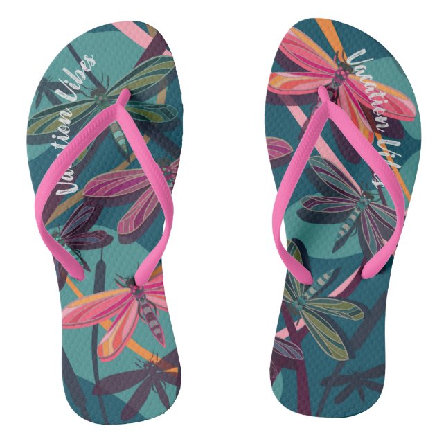 Dragonfly Dreams Custom Flip Flops (Fußbett)