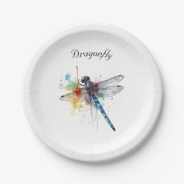 Dragonfly Dreamscape, kundenspezifisch Pappteller