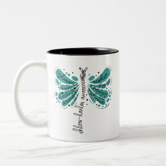 Dragonfly Ehlers Danlos Bewusstsein Zweifarbige Tasse