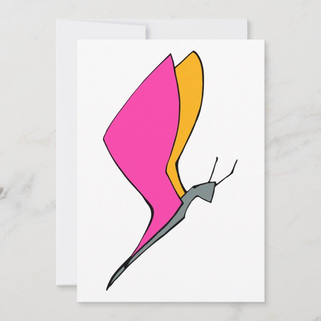 Dragonfly Einladung (Vorderseite)