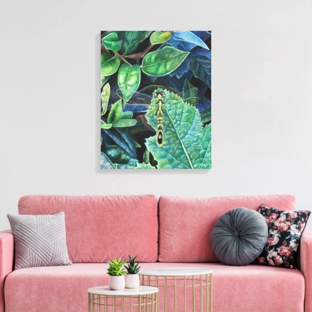 Dragonfly-Erinnerungen Leinwanddruck (Insitu (Wohnzimmer))
