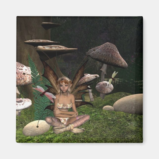 Dragonfly Fairy Magnet (Vorne)