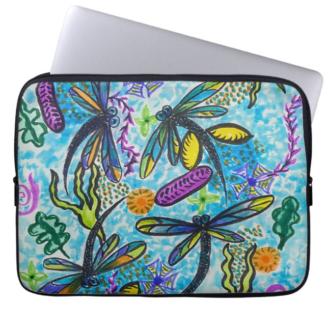 Dragonfly Fantasy  Laptopschutzhülle (Vorderseite)