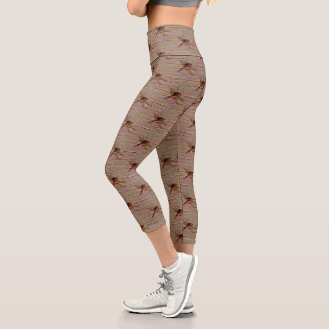 Dragonfly farbenfroh capri leggings (Links)