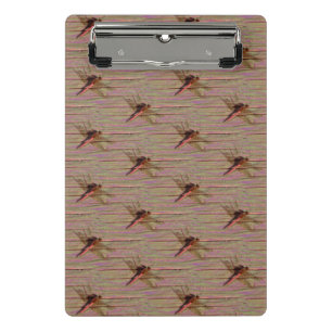 Dragonfly farbenfroh mini klemmbrett