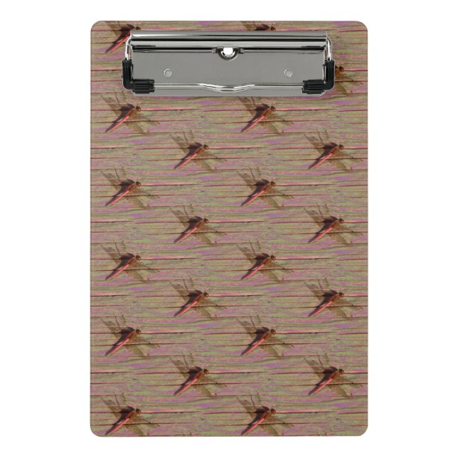 Dragonfly farbenfroh mini klemmbrett (Vorderseite)