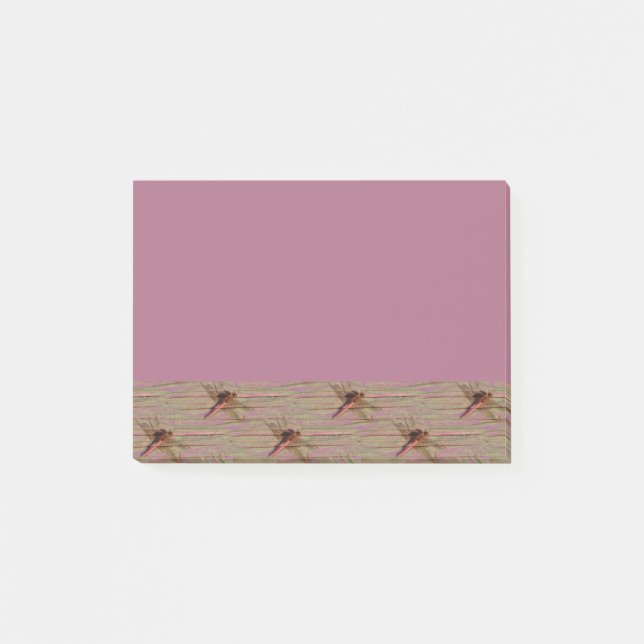 Dragonfly farbenfroh post-it klebezettel (Vorderseite)